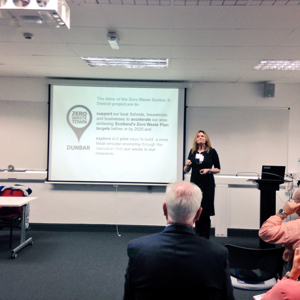 ViridorUK's tweet photo. Susan @ZeroWasteDunbar continues the theme of engagement and communication @SalfordUni_SPD #zerowasteuk https://t.co/r9zvmyghsl