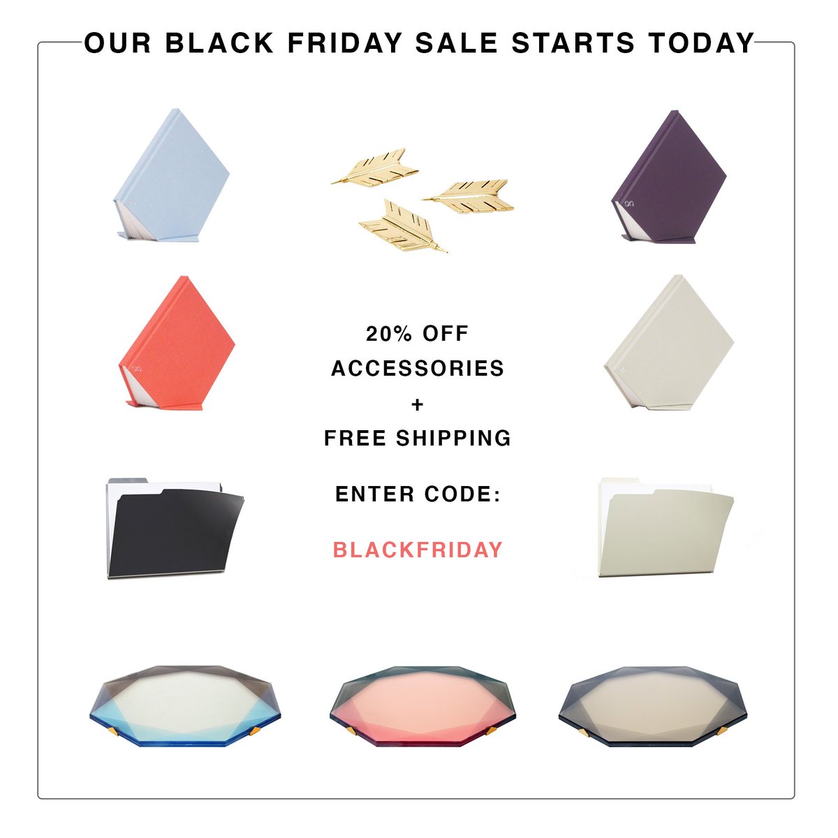 DebraFolz's tweet photo. OUR BLACK FRIDAY SALE STARTS TODAY!
20% off all accessories &amp; free shipping
https://t.co/946lIL2KFP https://t.co/FnVgDGdHQN