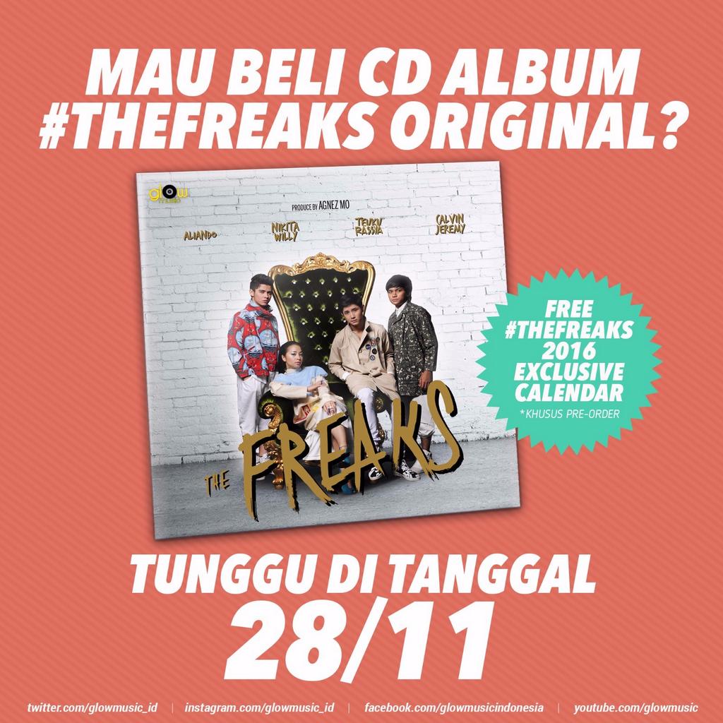 alysyarief's tweet photo. Ayo siapa yg udah gak sabar memiliki CD the FREASK? H-2 loh Tunggu tanggal 28 Nov 2015 yah #BeliCDtheFREAKS https://t.co/j5TV1Wphuv