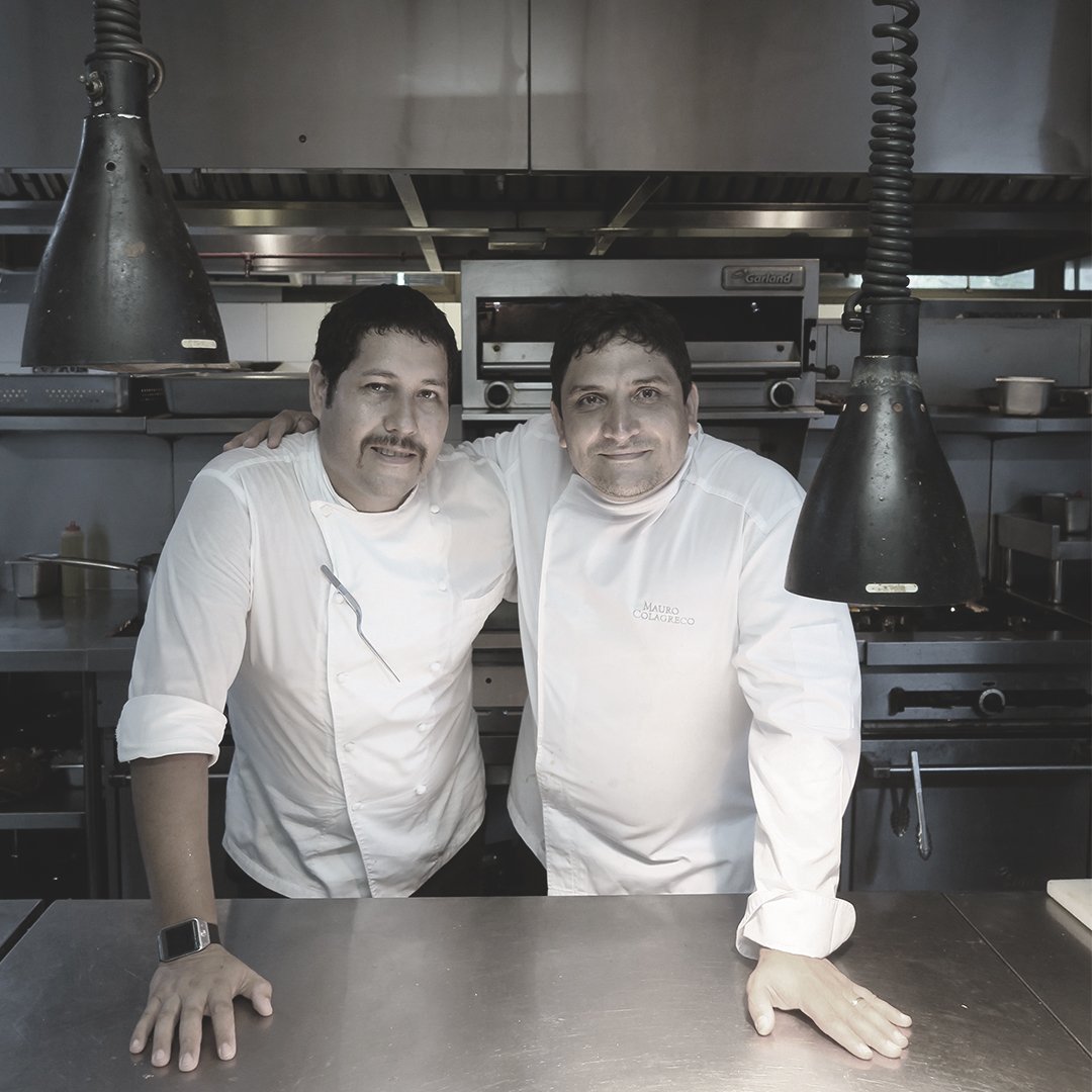 Chef <a href="/maurocolagreco/">Mauro Colagreco</a> is in the house with <a href="/fernandotrump/">fernando trump</a>

 #maurocolagreco #restaurantmirazur