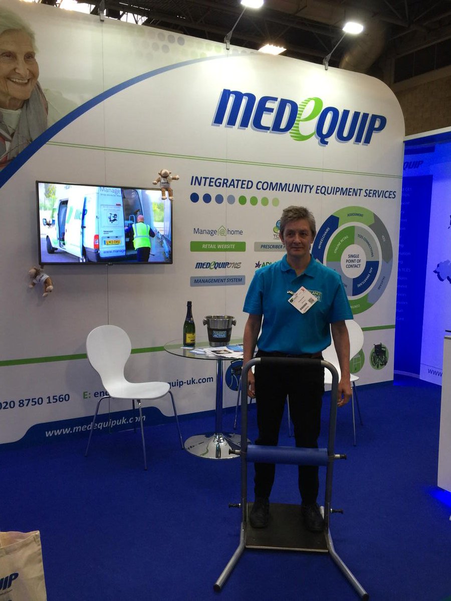 #balance active going well at #otshow15 ... Thanks Medequip