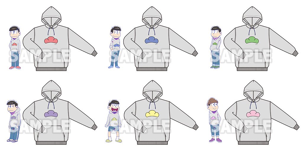 おそ松さん 公式アカウント グッズ情報 公式松パーカー第二弾のグレーver が早くも登場 こちらも6つ子たち愛用のものと同じデザインとなっております 春先にも着られる仕様です 詳しくはこちら T Co S9kyyp2ujz おそ松さん T