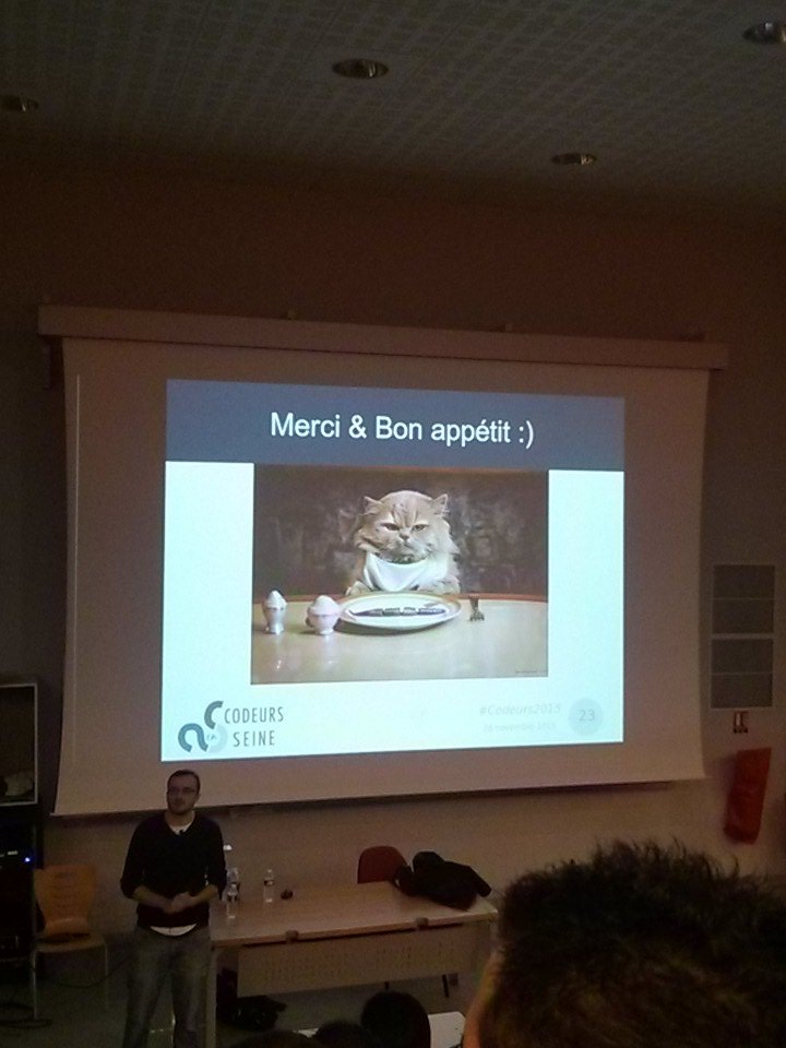 YoannFleuryDev's tweet image. C&apos;est l&apos;heure de manger @codeursenseine #codeurs2015