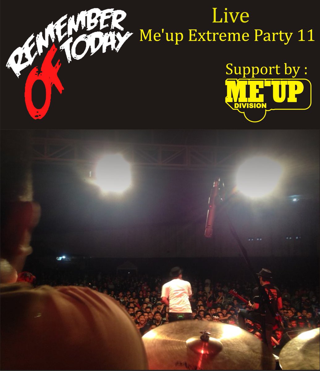 Meup_divison's tweet photo. Remember Of Today thx you, live on stage Me'up Extreme Party 11 x olegun cloth #Yeahh #Longsor !!! https://t.co/8jgn3G7nYz