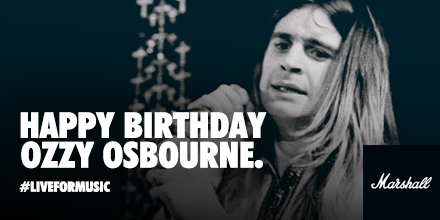 Happy birthday to the Prince of Darkness himself, Ozzy Osbourne 