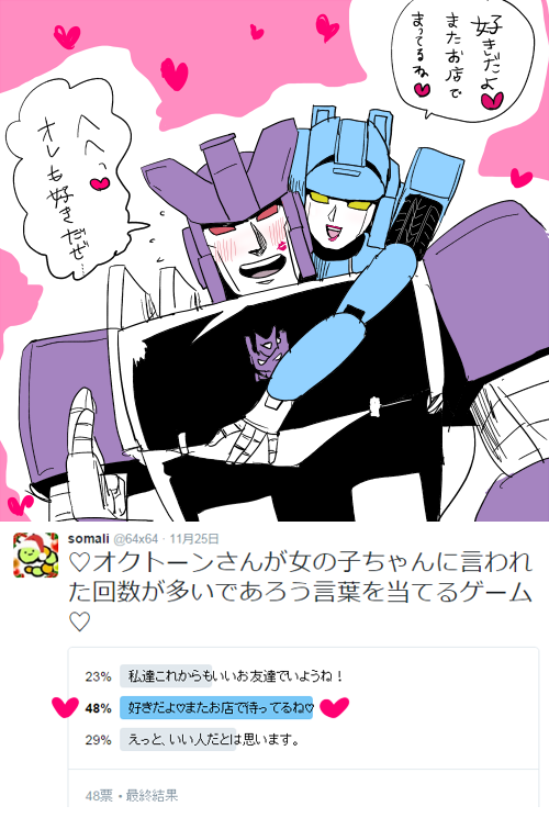 ♥投票ありがとうございました♥ 