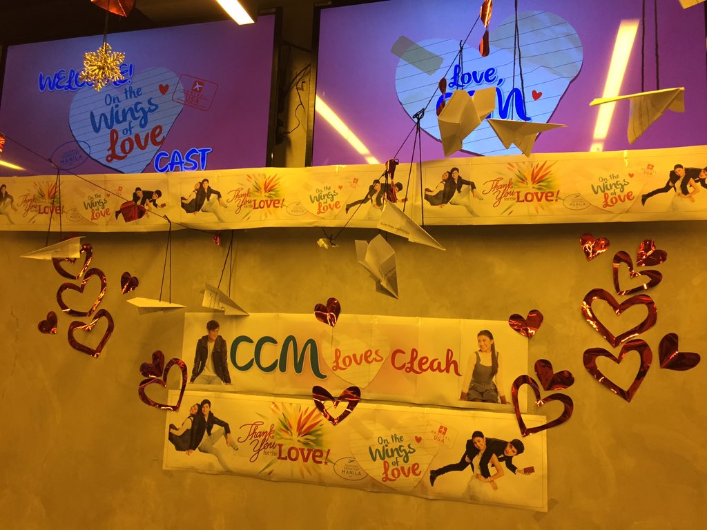 lolapachang's tweet photo. Ay nabalitaan ko bibisita sina Clark at Leah tonight sa Creative Communications Management (CCM) Team ng ABS-CBN. :) https://t.co/cxvvnETE5m