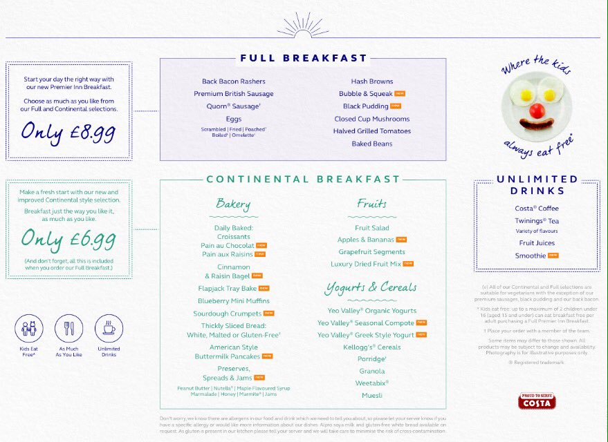 Our new breakfast menu is here! Book online now! We are open mon-fri 6:30-10:30 &amp; sat-sun 7-11 #KidsEatFree