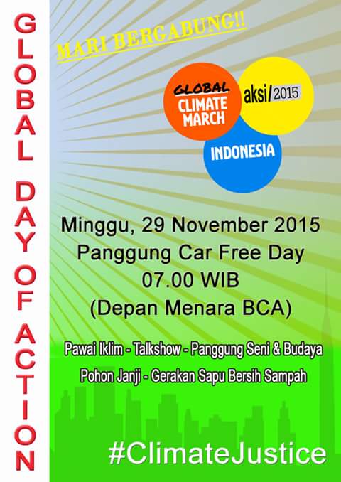 Ayo bergabung buat teman2 yg di Jakarta untuk perubahan iklim!!