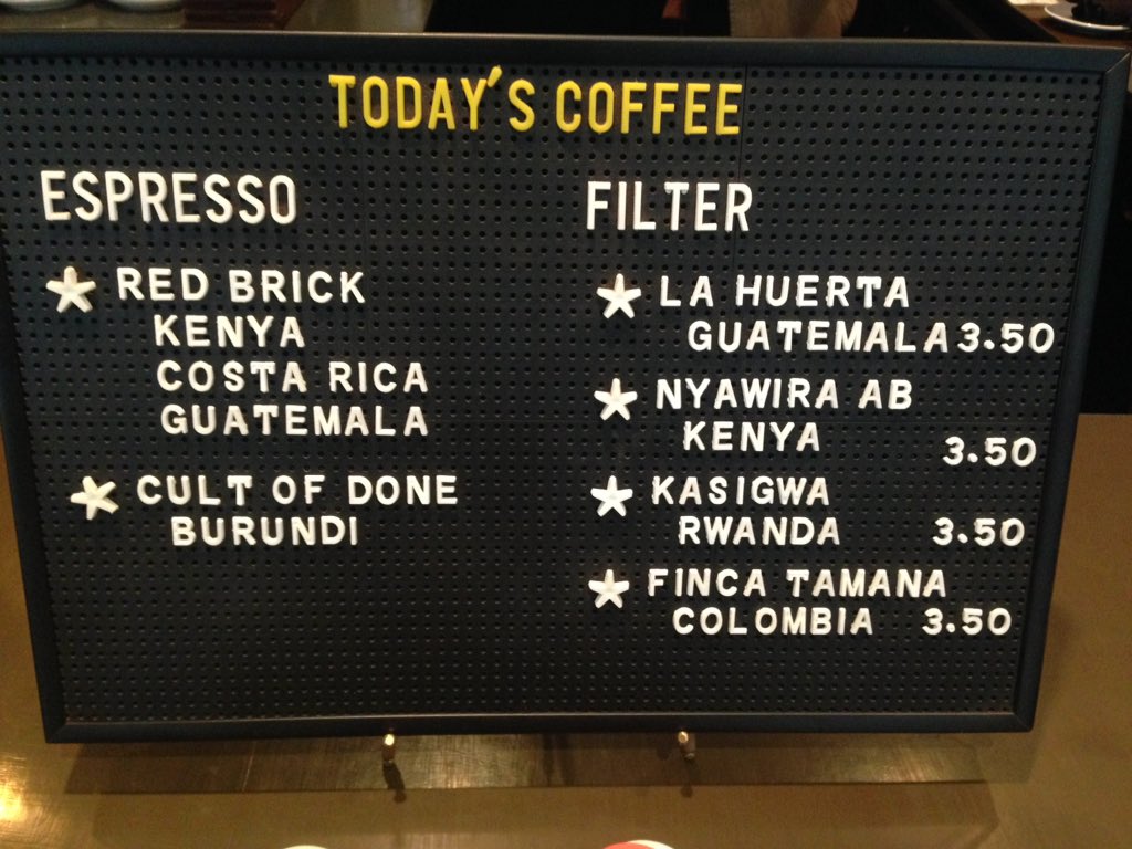 We have 4 filters today. That's how we roll.