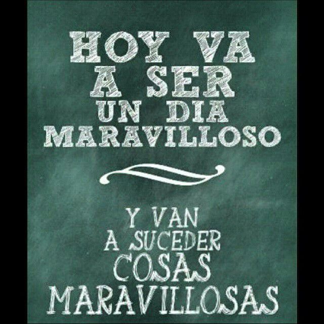 Altocador's tweet photo. HOY VA A SER UN DÍA MARAVILLOSO ... SONRIE https://t.co/4yjQ4kFAdk