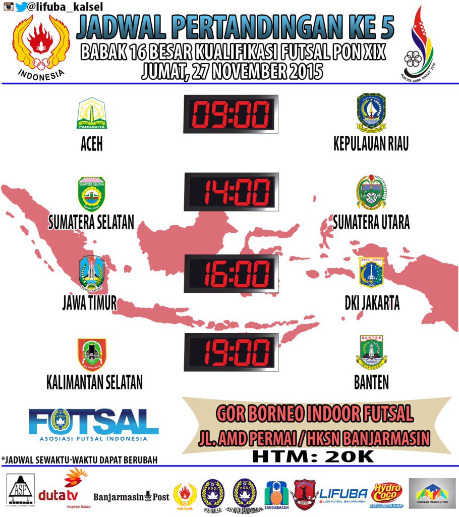 Jdwl besok .....gratiiiiisssss kecuali VIP <a href="/JRadio917FM/">J Entertainment</a> <a href="/InfoFutsalBJM/">Futsal Banjarmasin</a> <a href="/bjmUpdate/">#BanjarmasinINFO</a> <a href="/BuhanBanjar/">Bubuhan Banjarmasin</a>