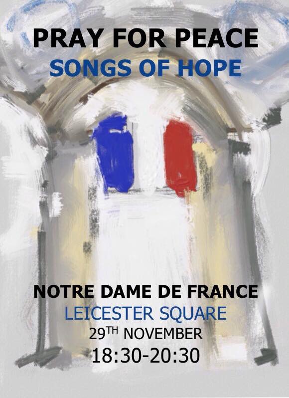 Bari_Thomas91's tweet photo. I'm singing to show support for the victims of the Paris terror attacks. Please come along, it's free #PrayForParis https://t.co/7rhPj4JJxB