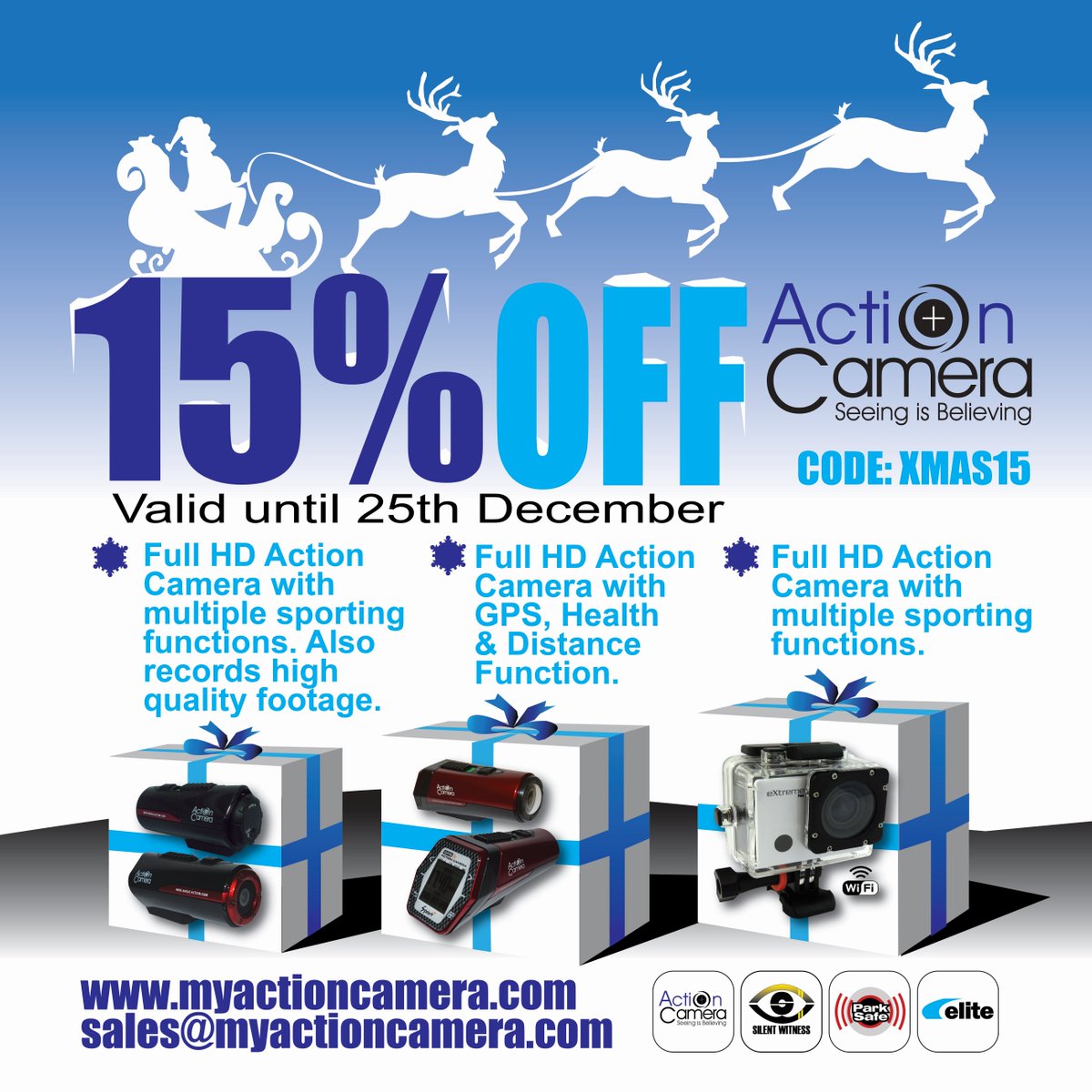 MyActionCamera's tweet image. Bring out your eXtreme side with our Action Cameras! Make someone happy this Christmas!
#Actioncamera #Xmas