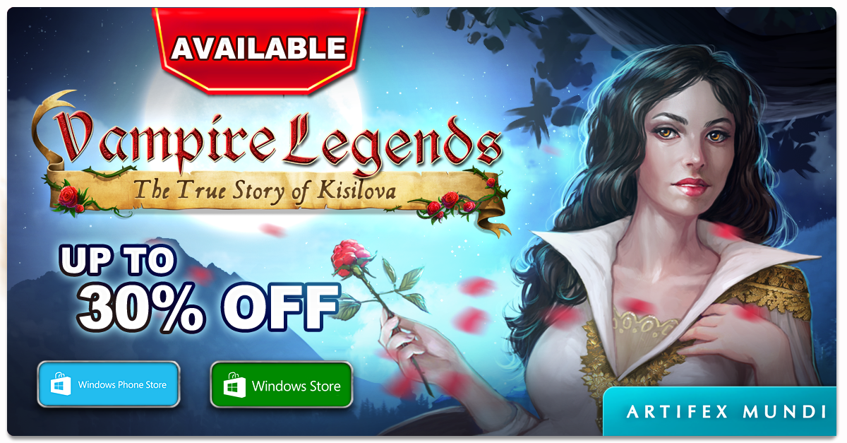 ArtifexMundi's tweet photo. #VampireLegends now on #WindowsPhone https://t.co/VKebC7s0Un and #windowsstore https://t.co/r6NkMYYcrX #gamedev https://t.co/1wzbu1YyG7