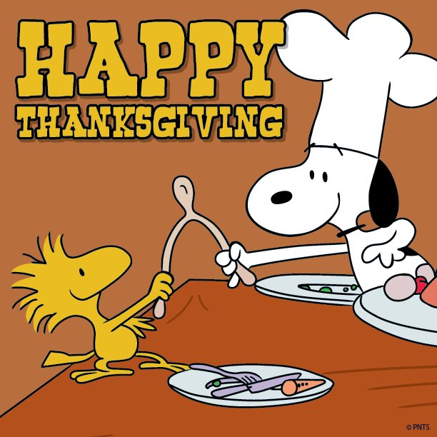 PEANUTS on Twitter: "Happy Thanksgiving! https://t.co/6Fve1Ugwo7" / Twitter