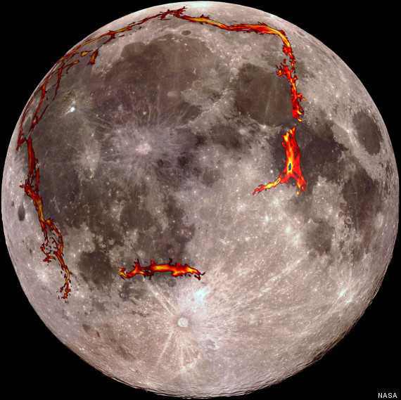 NASA: c'è una struttura gigante nascosta sotto la Luna