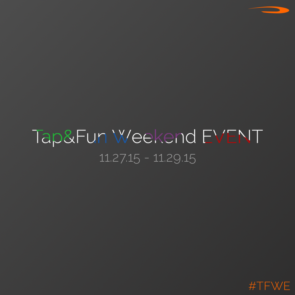 spsproduct_ions's tweet photo. THE AMAZING TAP&amp;FUN WEEKEND EVENT IS STARTING TOMORROW! 

Be ready to send us your greatest highscores! #TFWE #TF https://t.co/crzeEADxxT