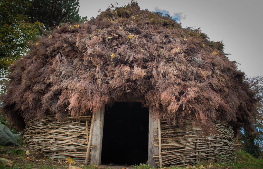 The Medieval Round House at UCD Centre for Experimental Archaeology! Viking house next! <a href="/irarchaeology/">Irish Archaeology</a> #archaeology
