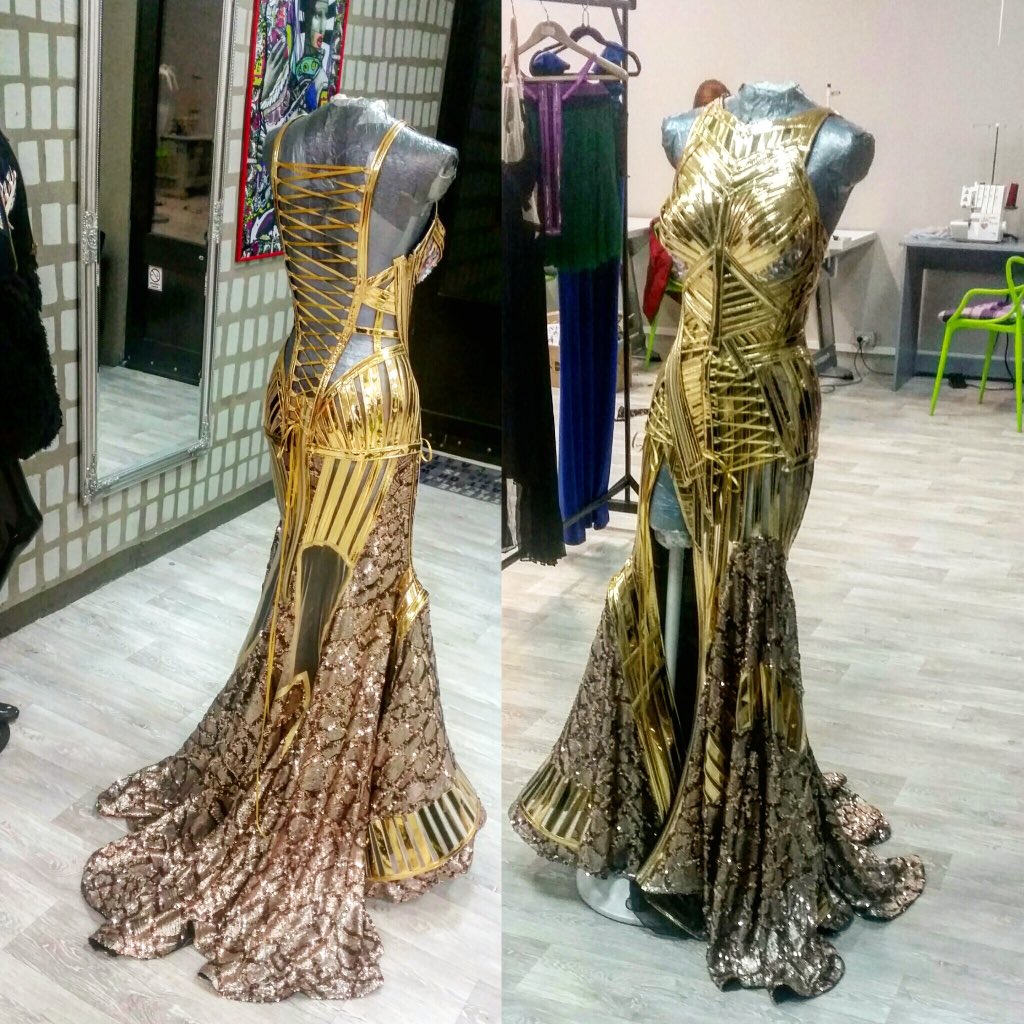 zigman corset dress