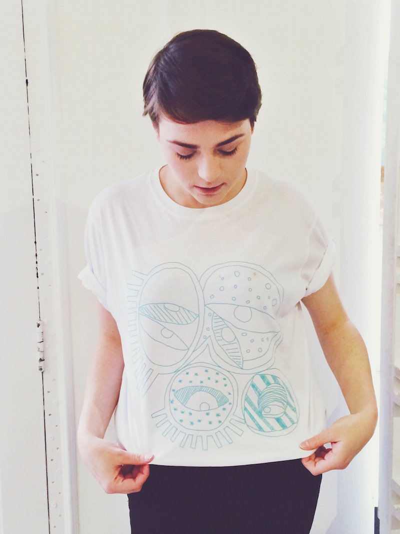 ARTSTHREAD's tweet photo. .@julia_feeney is one of our T Shirt Design Competition winners! See them all: https://t.co/ycPWILw1y6. @PressUpio https://t.co/L93AUF0PhX