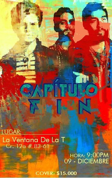 CapituloFin's tweet photo. 9 de diciembre!!! #Capitulofin en @laventanadelat con @Jambora @the_compact_ y @EfectoCasual #EnOtroPlanetaRockfest https://t.co/M3deT7oE0h