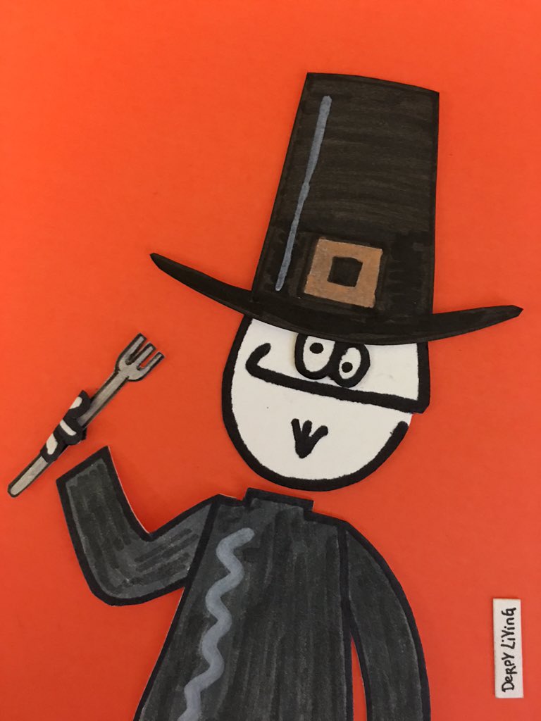 DerpyPoet's tweet photo. Just stoPPing by to sAy
EnjOy yourSelf oN
#ThanksgivingDay 

#Thanksgiving #Dinner #Pilgram #Fork #Forksup #Derpy https://t.co/z6aieRS2Cy