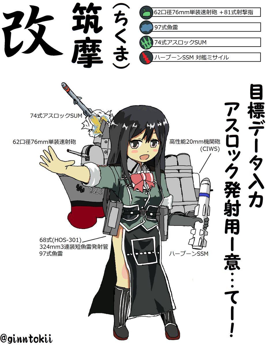 銀時 提督 Twitter वर 筑摩 ちくま 提督による魔改造no48 これで海上輸送も大丈夫 筑摩 私が強い理由 守りたい人がいるからよ 艦これ版深夜の真剣お絵描き60分一本勝負 艦これ版真剣お絵描き60分一本勝負 T Co Fp7mrwzspx