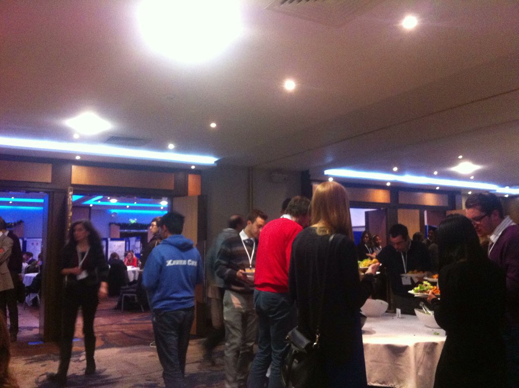 TheUrgentNeed's tweet photo. Enjoying some well earned food and great networking at #arm2015 https://t.co/MQBFUsfXjY