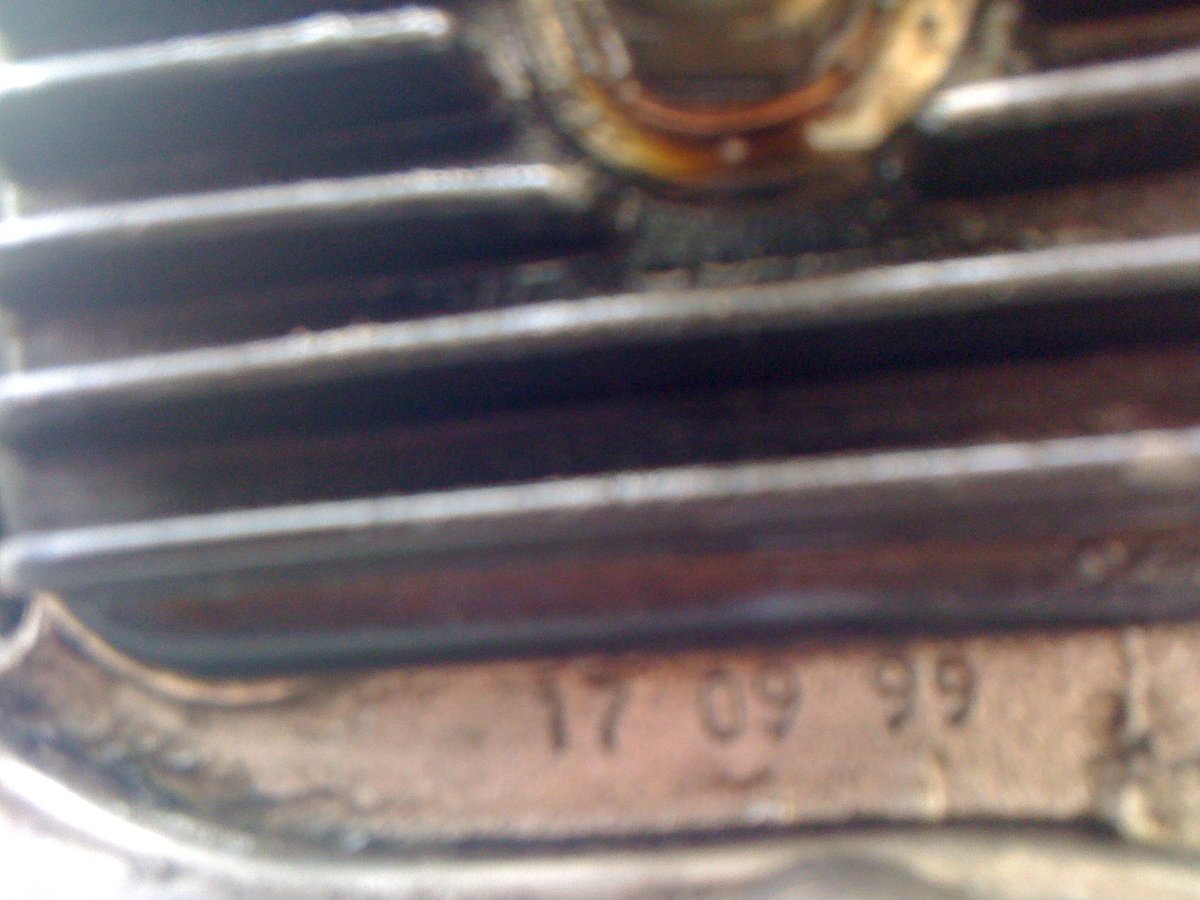enfielder's tweet photo. @royalenfields Hi David, Found s/t the other day on my RE. Could that be exact day of manuf? https://t.co/A9UlWZ4K3U