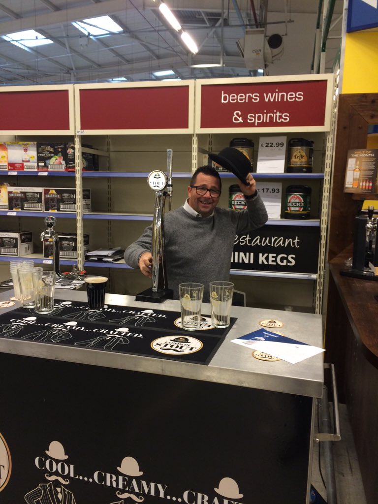 Youngs London Stout tasting at Fareham Makro