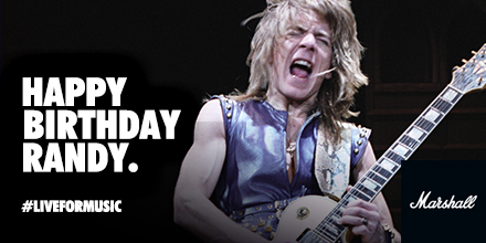 Happy birthday to our sorely missed friend, Randy Rhoads. 
