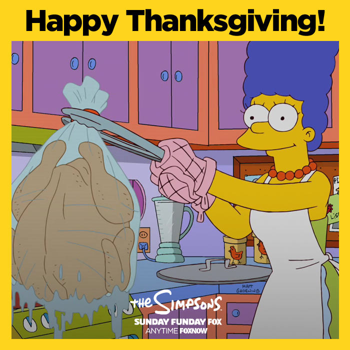 The Simpsons On Twitter: "Happy Thanksgiving From #Thesimpsons!  Https://T.co/9Dijsobmpv" / Twitter
