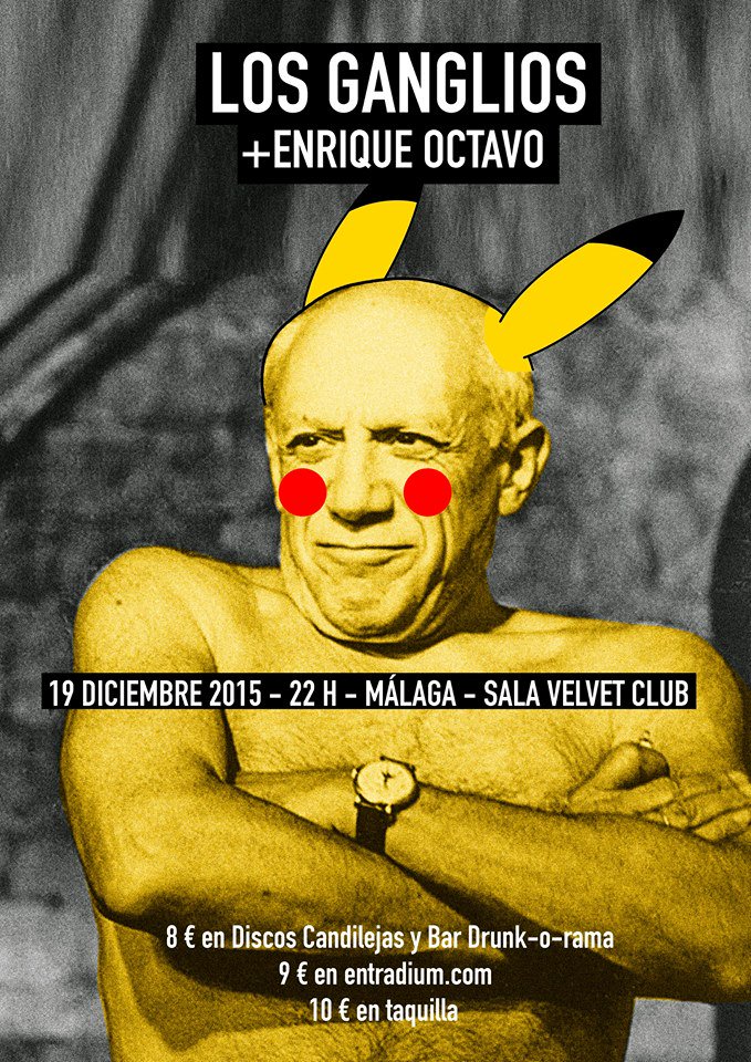 19 #DICIEMBRE: <a href="/losganglios/">Los Ganglios</a>  en <a href="/SalaVelvetClub/">Sala Velvet Club</a> ! Entradas YA! a la venta! <a href="/malagahoy_es/">Málaga Hoy</a> <a href="/Malagaescool/">MLGCOOL.com</a> <a href="/DiarioSUR/">SUR. El periódico de Málaga</a>