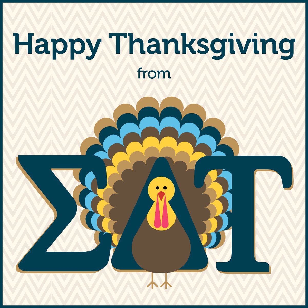 SigmaDeltaTauHQ's tweet photo. Happy Thanksgiving from Sigma Delta Tau! #ThankfulToBeSDT https://t.co/aqWlwpWs5B