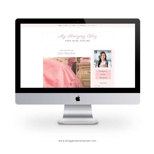 BPerempuan's tweet photo. Mau blog tampil cantik secara instan? Ceki ceki Rouge Blogspot template yuk! https://t.co/fNw1gCgXXu #bpshop https://t.co/ayrHZXKWFF