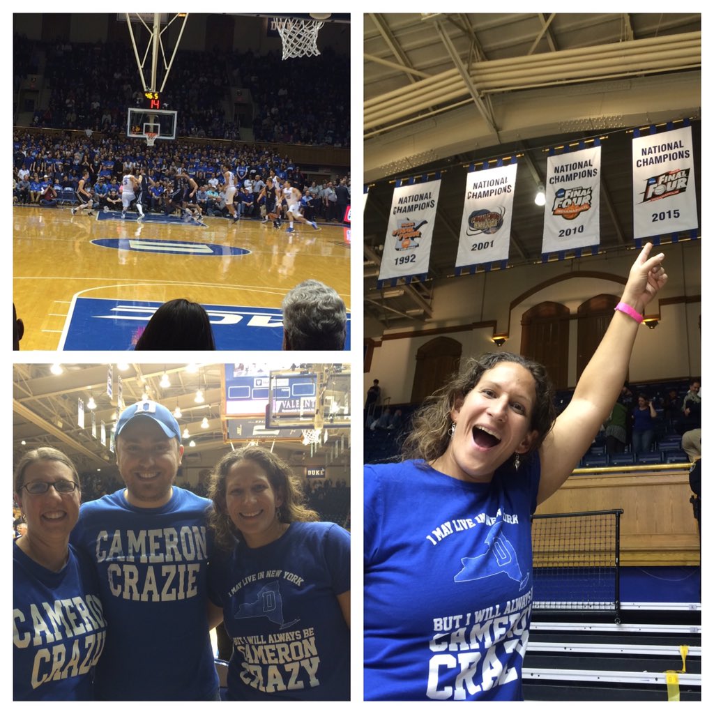 Great night with <a href="/davebookhout/">Dave Bookhout</a> <a href="/SaraSalmen/">Sara Salmen Frazier</a> &amp; <a href="/dukebasketball/">Duke Basketball</a> #alwaysacameroncrazie #ourhouse