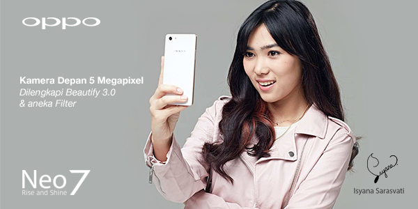 judika_transtv's tweet photo. Kamera depan OPPO Neo 7:  5MP dgn Beautify 3.0 &amp; aneka Filter buat selfie kamu lbh sempurna #JudikaTRANSTVOPPONeo7 https://t.co/8fsmMrjVoU
