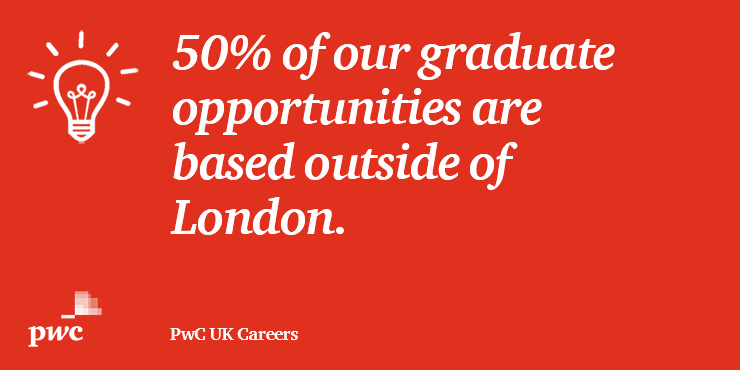 No matter where you live in the UK, chances are we'll have opportunities near: pwc.to/1ljLRML #PwCCareers