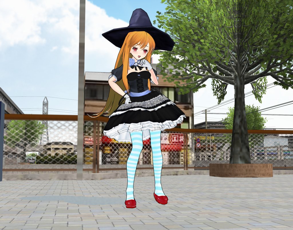 NBAT2's tweet photo. この間の魔法少女さんのライバルっぽい人。
多分２人の仲はよろしくない感じ https://t.co/83hvbWGoKg