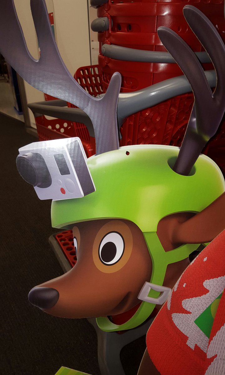 JannTammi's tweet photo. @target we employ #techsavvy reindeers. #GoPro #ownyourzone ;-) @KatStolle1 @DanielAnticoli @TrgtCarla @crowderabby1 https://t.co/EY5MR5Q2CR