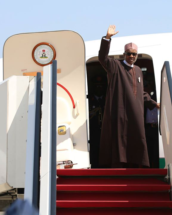 GarShehu's tweet photo. Pres. @MBuhari departs Abuja to attend the Commonwealth Heads of Government Meeting in Malta #CHOGM2015 #PMBinMalta https://t.co/tSkLZpaSDY