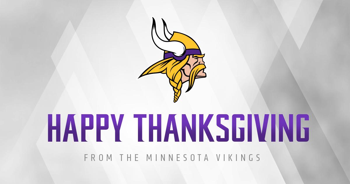 Minnesota Vikings on X: 'From our family to yours, have a happy Thanksgiving.   / X