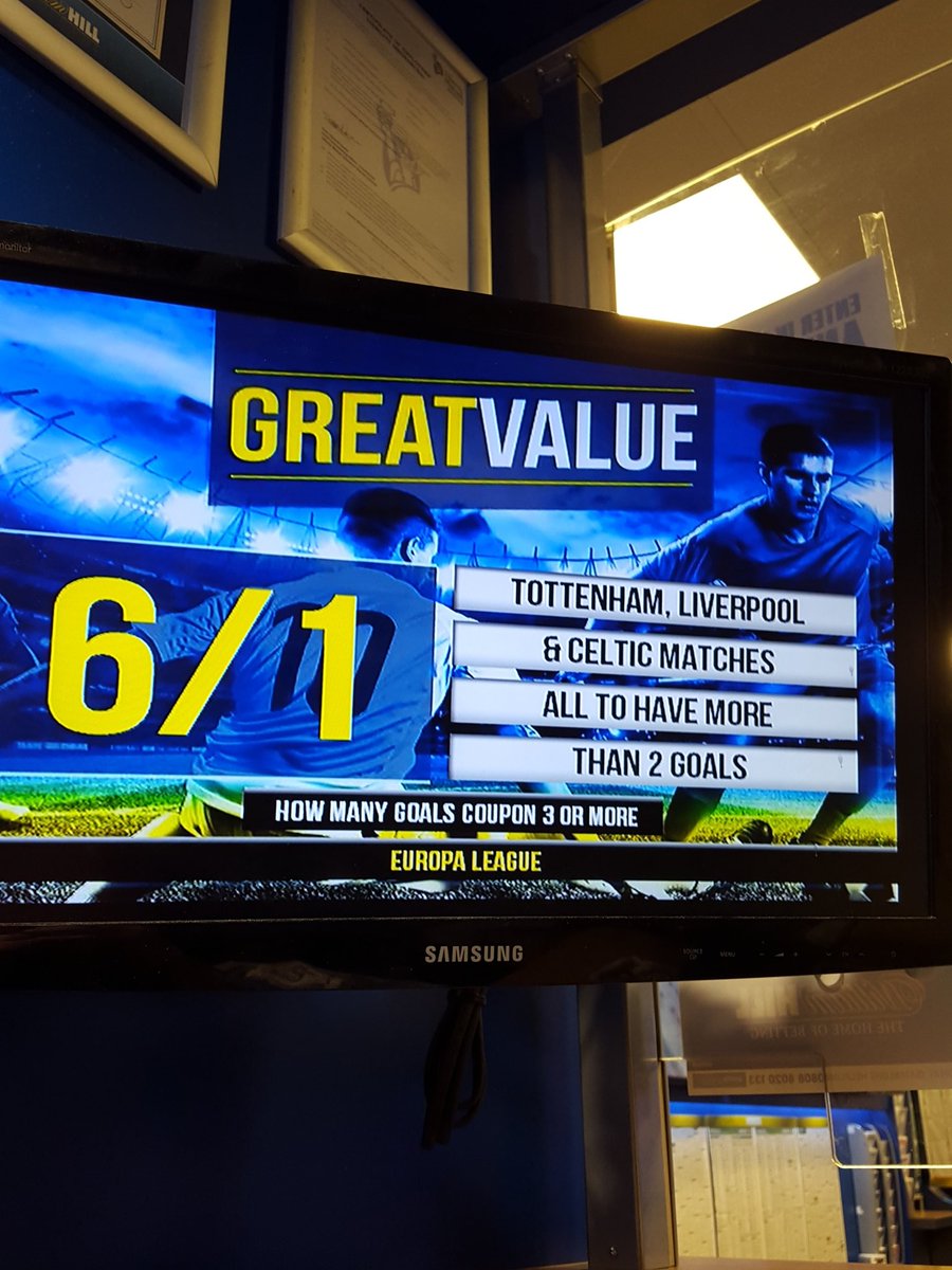 wh141rowson's tweet photo. Another brilliant offer for tonights football.
#greatvalue #acca https://t.co/pDmN1Op3aJ