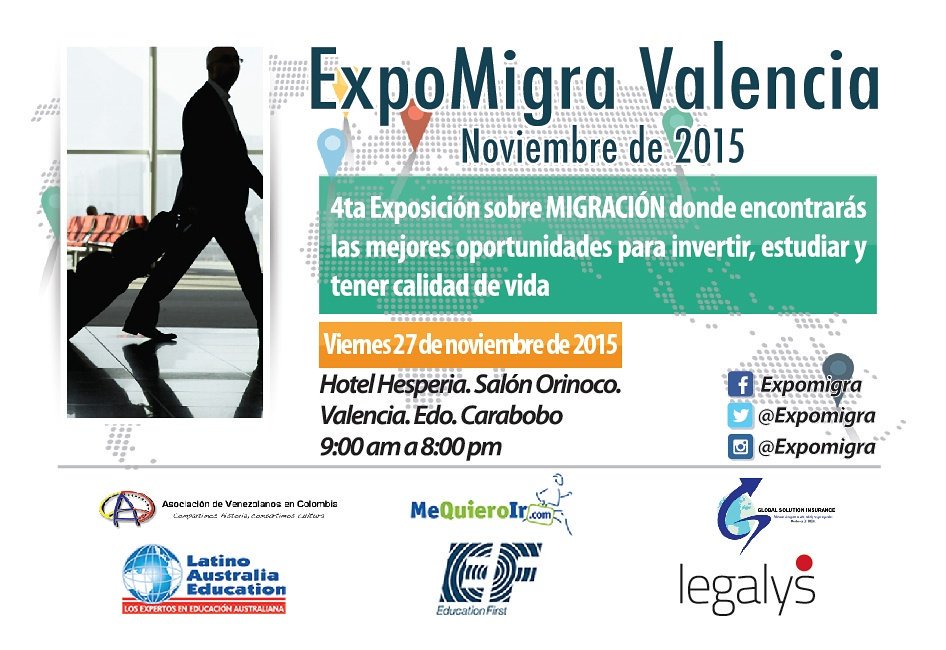 EshopVzla's tweet photo. Mañana estaré dando tips para emigrar  a #Argentina desde la @ExpoMigra #Valencia https://t.co/vtvgK3F3aJ