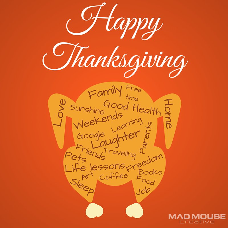 MadMouseTeam's tweet photo. #HappyThanksgiving from our team at #MadMouseCreative - What are you #thankful for this year? https://t.co/DLTQylYpdV