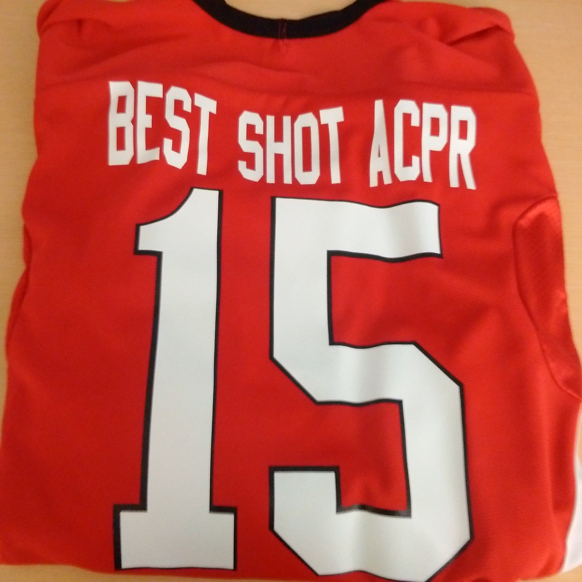 BestShotACPR's tweet photo. Thank you @condorsottawa for our custom jersey! Excited to show it off today at the #BestShotACPR hockey shootout! https://t.co/5nDc53spXC