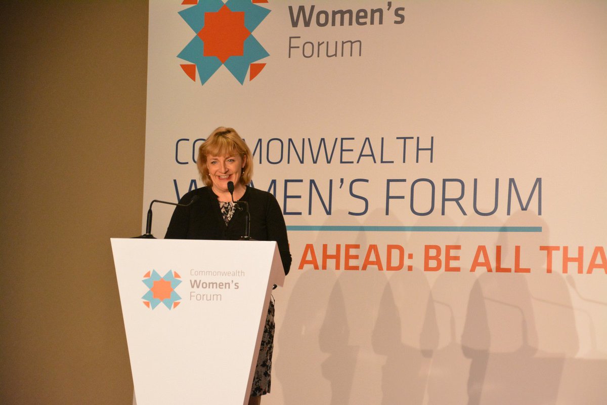 JoannaMaycock's tweet photo. speaking #CHOGM2015 on urgent need 4 more women in political leadership 2 save the world! #cwf2015 @EuropeanWomen https://t.co/CmayBuiwE3
