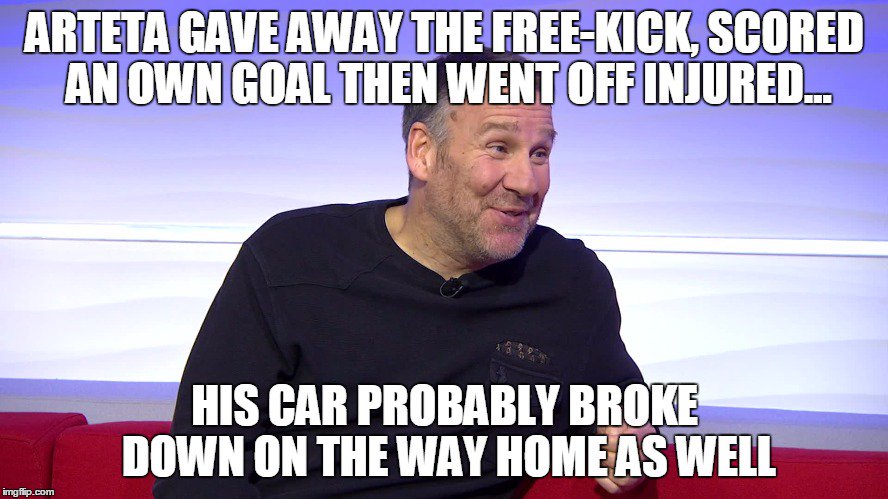 OracleMerse's tweet photo. Paul Merson has outdone himself with this one... #OracleMerse #Arsenal https://t.co/L8KKxzMCcO