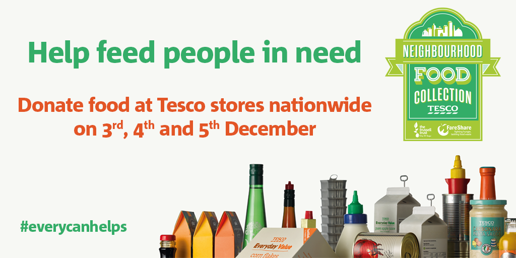 TrussellUK's tweet photo. #NeighbourhoodFoodCollection is this week! Help us #StopUKHunger > https://t.co/ojDc8OqaGF #EveryCanHelps https://t.co/8RvnAQy3gT